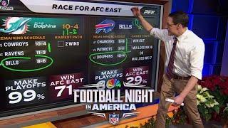 Buffalo Bills still fighting with Miami Dolphins for AFC East title  FNIA  NFL on NBC