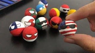 Making 3D country balls #countryballs