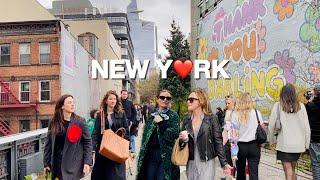 4KNYC Spring WalkChelsea to Hudson Yards in Manhattan Walking on The High Line  Apr 2024