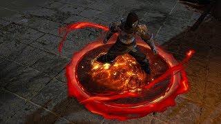 Path of Exile Lava Aura Effect