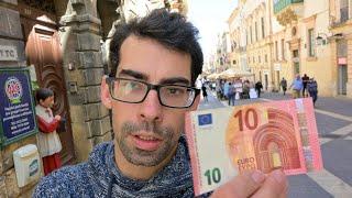 What Can € 10 Get You In  VALETTA MALTA?  BUDGET VIDEO FOR 1 WHOLE DAY