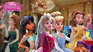 Disney Princesses at the big Gala together Cinderella Anna and Jasmine party together  Alice Edit