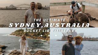 ULTIMATE SYDNEY AUSTRALIA BUCKET LIST ITINERARY  Sydney Opera House Bondi Beach Feeding Koalas