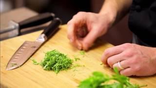 Bertuccis  Behind the Menu Chopping Herbs