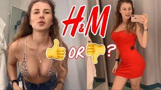 H&M MEGA TRY ON HAUL  Summer outfits in DRESSING ROOM