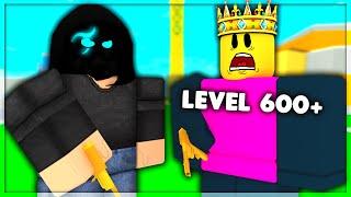 TANQR VS HIGHEST LEVEL PLAYER 600+ Roblox Arsenal