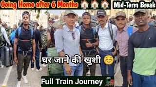 Going Home After 6 Month Full Train Journey Vlog  Third Class AC3E  #sscgd #crpf #armystatus
