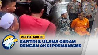 Ratusan Santri Geruduk Mapolres Ciamis Geram Preman Palak dan Cekoki Santri