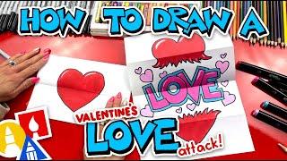 How To Draw A Love Attack Folding Surprise