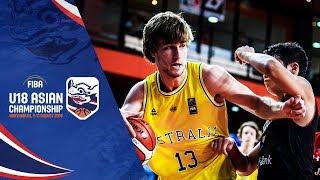 Australia v Japan - Quarter-Finals - Highlights - FIBA U18 Asian Championship 2018