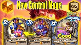 New Double Zephrys Control Mage Decks Is Actually Good At Perils in Paradise Mini-Set  Hearthstone