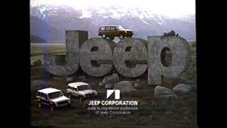 1984 Jeep Cherokee One-word days it all JEEP TV Commercial