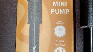 a great budget mini bicycle pump from AliExpress #aliexpress #bikepacking #biketouring