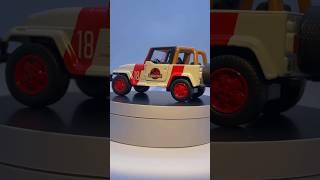 Jurassic Park Jeep Wrangler diecast car 360 view #jada #diecastcollection #diecastcars