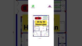 40 by 30 HOUSE PLAN  1000 SQFT HOUSE PLAN  SMART HOUSE DESIGN  SMALL HOUSE DESIGN