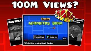 What is the MOST POPULAR Geometry Dash Video?