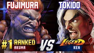 SF6 ▰ FUJIMURA #1 Ranked Akuma vs TOKIDO Ken ▰ High Level Gameplay