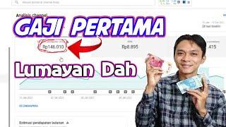 Bikin sedih Gaji Pertama di Youtube yang baru dimonetisasi