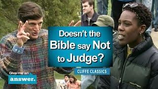 Cliffe Knechtle  Do Not Judge but Beware False Prophets.  Give Me An Answer