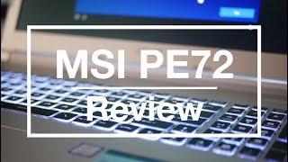 MSI PE72 8RD Gaming Laptop Review