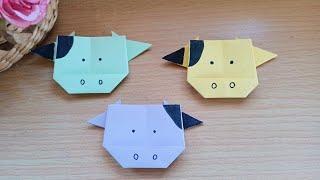 Origami cow face origami cow easy I Simply&Easy Origami