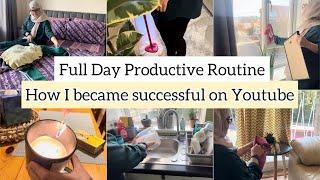 Full Day Cleaning Routine 🪣  Tips for successful youtube  Homemaker in UK