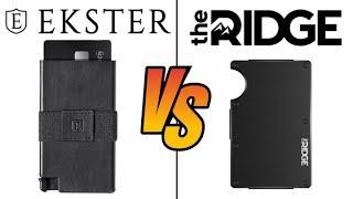 Ridge Wallet VERSUS Ekster Which is better?