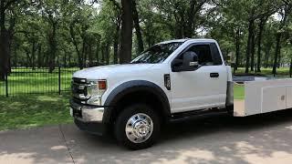 2020 FORD F550 Hodges Ramp Truck 7.3 Liter Godzilla V-8 10 Speed Automatic 17k miles