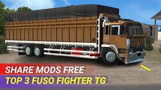 TOP 3 MOD BUSSID TRUCK TRONTON FUSO FIGHTER FULL ANIM TERBARU - MEDIAFIRE