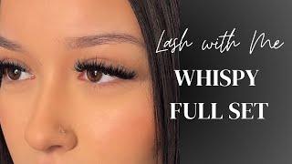 CUSTOMIZED WHISPY LASH TUTORIAL  LASH WITH ME