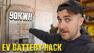 Hacking an EV Battery From a £90000 Car -  DIY Vehicle to Grid