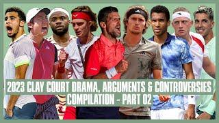 Tennis Clay Court Drama 2023  Part 02  Should I Spear Tackle the Line Umpire?