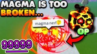 Magma Has The Most BRAINDEAD COMBO In BLOX FRUITS... Bounty Hunt