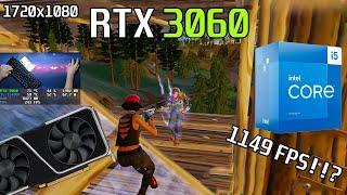  RTX 4060 + i5 13400F  1720x1080 · LOW Meshes · FORTNITE Competitive Settings