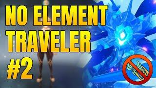 No Element Traveler VS Cryo Regisvine - Playing Genshin Impact with No Elements #2