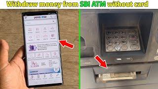 How to withdraw money from atm without card sbi yono