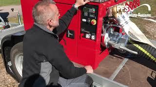 Testing fire pump hoses and nossles