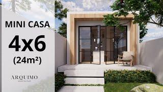 TINY HOUSE 4X6  SMALL AND MODERN HOUSE  STUDIO 4X6  LOFT 4x6 FOR RENT  TINY HOUSE ECONOMIC