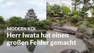 Der Hiroshima Schlossweiher bekommt neue Koi und zu Besuch bei Herrn Iwata  Modern Koi Blog #6939