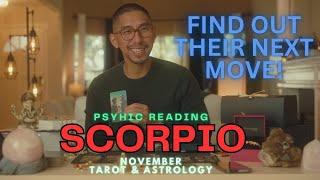 SCORPIO  THEIR NEXT MOVE WILL SHOCK YOU NOVEMBER TAROT READING