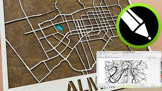 Как сделать макет карты города в CorelDraw