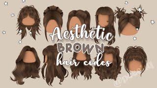 Aesthetic BROWN Hair Codes For Roblox & Bloxburg