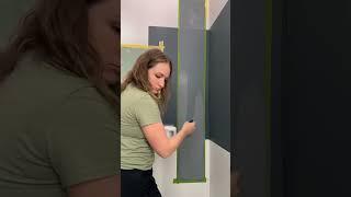 Perfect paint lines  #diyhack #diyhacks #paintwork #diypaint #diypainting