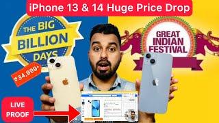 iPhone 13 at 34K  iPhone 14 at 40K  Flipkart Big Billion Day Sale  Amazon Great Indian Festival