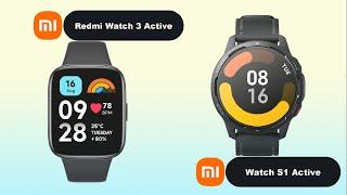 xiaomi redmi watch 3 active vs xiaomi watch s1 active comparison