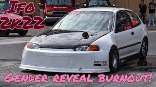 Import face off denver Plus PFC gender reveal burnout at the track