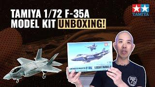 Tamiya 172 Lockheed Martin F-35A Lightning II  Plastic Model Kit Unboxing  #askhearns