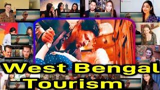 Foreigners Reaction to West Bengal Tourism ft. Shahrukh Khan  The sweetest part of India Reaction