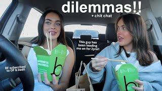 Catching up & unpacking YOUR dating dilemmas...  Mescia Twins