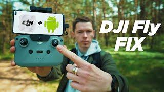 How To FIX DJI Fly App for Samsung smartphones